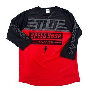 Troy Lee Designs TLD Men's Ruckus 3/4 Cycling Jersey Fatigue Red/Black Medium
